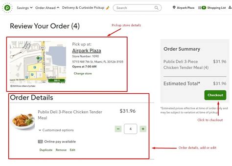 publix pickup order|publix deli order online for pickup.